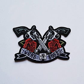 STICKER THÊU ỦI HỌA TIẾT HOA HỒNG ĐẶC BIỆT CAO CẤP MS77264