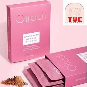 Combo 2 Bột Tắm Trắng OLIADI 23 vị thảo mộc 100% thiên nhiên giúp da sáng khỏe