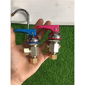 Mua Bộ 2 khoá INOX máy lọc nước nóng lạnh kết nối ống dây 6mm)