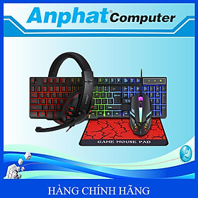 Mua Bộ Combo 4 Món Phím+Chuột +Tai Nghe+Lót Chuột  T-Wolf TF800 – Hàng Chính Hãng