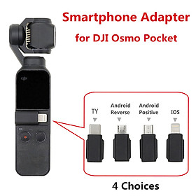 For DJI Osmo Pocket Smartphone Adapter Micro USB ( Android ) TYPE-C IOS for OSMO Pocket Handheld Gimbal Accessiories