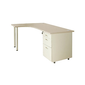 Mua Bàn làm việc chân sắt Juno Sofa NT 190 BLT16CT-HS ngăn kéo liền bàn bên trái 160 x 120 x 75 cm