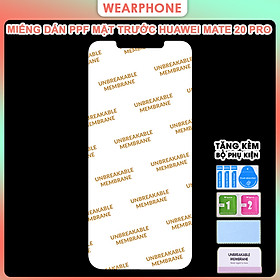 Mua Miếng dán PPF Mặt Trước  Mặt Sau Dành Cho Huawei Mate 20 Pro chống xước- Hàng Chính Hãng