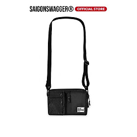 Túi Đeo Chéo Nam,Nữ SAIGON SWAGGER Dynamic Bag-Phối Lưới Đen