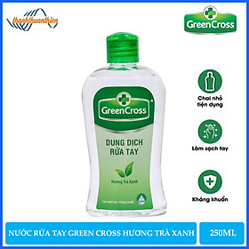 Nước Rửa Tay Khô Green Cross Hương Trà Xanh (250ml) - 8936027440760