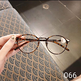 Gọng kính cận tròn nhựa dẻo 066 - Tiệm kính Candy