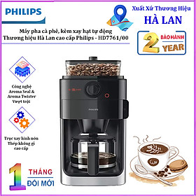 Mua Máy pha cà phê  kèm xay hạt tự động. Thương hiệu Hà Lan cao cấp Philips - HD7761/00. Hàng chính hãng