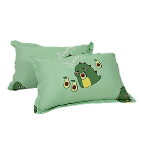 Mua Vỏ gối nằm Chất Cotton Poly Mẫu Vườn Thú kích thước 45 x 65cm (được chọn mẫu)