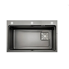 Mua  Cao Cấp  Bồn chậu rửa chén bát 1 hố lớn Nano bạc 78x46cm dày 3.5 li