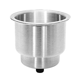 Recessed Stainless Steel Cup Drink Holder Fit For Car Marine Boat RV Camper