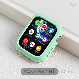 Ốp Đồng hồ Thông minh dành cho App Watch 8 Iwatch7se CD99 S9 S16 chất liệu Silicone Chống va đập trầy xước Hàng nhập khẩu