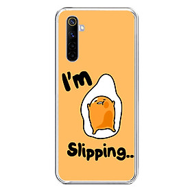 Ốp lưng điện thoại REALME 6 - Silicon dẻo - 0024 LAZYEGG05 - Hàng Chính Hãng
