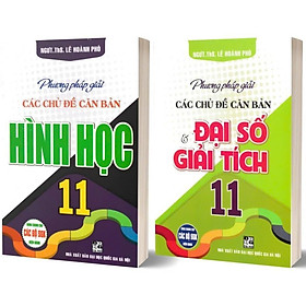 Phương Pháp Giải Các Chủ Đề Căn Bản Đại Số Và Giải Tích + Hình Học 11 - Combo 2 Cuốn - Dùng Chung SGK Hiện Hành - Hồng Ân - Hồng Hà