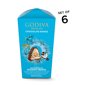 Chocolate GODIVA ngon nhất thế giới Domes Hộp 6 cái vị Milk Chocolate