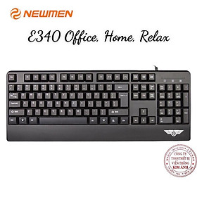 Bàn phím máy tính có dây NEWMEN E340+ (Game, Coder, Banker, Home ), Hàng chính hãng