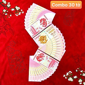 Combo 30 Tờ Lì Xì 1 Tr Đô Macao Hình Con Rồng - SP005945
