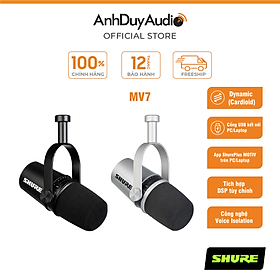 Mua Micro USB Shure MV7 - Micro Podcast Livestream - Hàng Chính Hãng