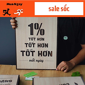 Mua Tranh Nội Thất   Tranh Trang Trí Nhà Cửa 1% Tốt Hơn Tốt Hơn Mỗi Ngày Tạo Động Lực Trong Công Việc Và Cuộc Sống
