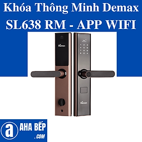 KHÓA THÔNG MINH DEMAX SL638 RM - APP WIFI - HÀNG CHÍNH HÃNG