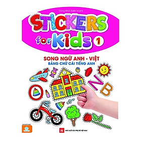Sách - Combo 5 cuốn Sticker for kids - Song ngữ Anh Việt - ndbooks