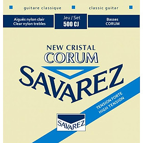 Mua Bộ dây đàn Guitar Classic cao cấp/ Nylon Classical Guitar Strings - Savarez 500CJ - New Cristal Corum High Tension - Hàng chính hãng