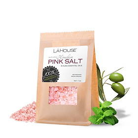Muối tắm dưỡng ẩm,ngăn ngừa lão hóa Lá House Himalaya Pink Salt 1kg