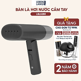 Bàn ủi hơi nước cầm tay Lebenlang LBL5280, thiết kế gấp gọn, công suất 900W, tặng kèm túi đựng, bảo hành 2 năm – hàng chính hãng