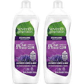 Combo 2 Nước Rửa Chén Seventh Generation Lavender&Mint (750ml)