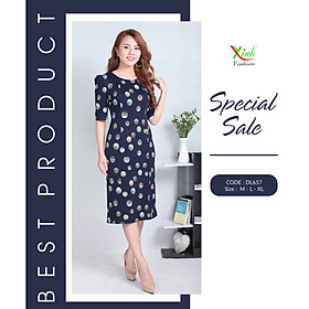 Đầm suông bi hiệu ứng ThoiTrangXinh DL657