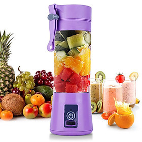 Máy Xay, Ép Sinh Tố Hoa Quả Cầm Tay Pin Sạc Tiện Lợi