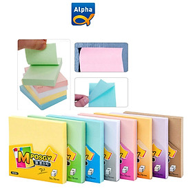 Giấy Note, Giấy Dán Ghi Chú Nhiều Màu Cao Cấp 76x76mm Nhập Khẩu Hàn Quốc