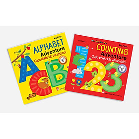 Combo Sách: My First Alphabet Adventure + My First Counting Adventure - Cuộc Phiêu Lưu Với Chữ Cái và Số Đếm (Sách âm thanh)