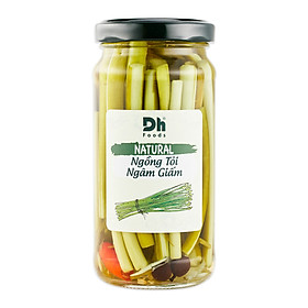 NATURAL Ngồng Tỏi Ngâm Giấm 220g -Dh Foods