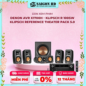 Mua Dàn xem phim DENON AVR X1700H - KLIPSCH Reference Theater Pack5.0 - KLIPSCH R 100SW - Hàng chính hãng  giá tốt