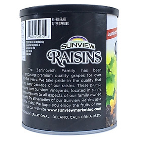 Nho Khô Mỹ Không Hạt Sunview Raisins 425g (Nho Thập Cẩm)