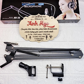 Mua Chân đế micro kẹp bàn  thu âm  live stream  phòng thu-phát thanh  gọn nhẹ tiện lợi