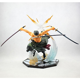 Mô hình nhân vật thợ săn hải tặc Roronoa Zoro - tam kiếm phái - Đảo hải tặc One Piece
