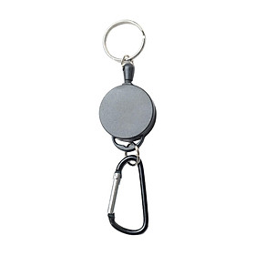 Retractable Keychain, Telescopic Rope Keyring Holder, Key Chain Reel Clip Portable for Purse Straps, Pockets Belts Backpacks