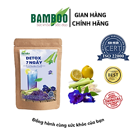 Trà Detox chanh sả hoa đậu biếc Bamboo - 7 gói