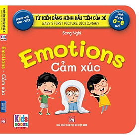 Hình ảnh Sách - Baby'S First Picture Dictionary - Từ Điển Bằng Hình Đầu Tiên Của Bé - Cảm xúc - Emotions (Bìa Cứng)