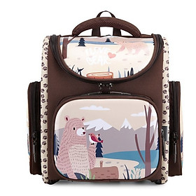 Ba lô học sinh tiểu học, ba lô học sinh vỏ cứng PC phong cách mới - BEE GEE HS1300