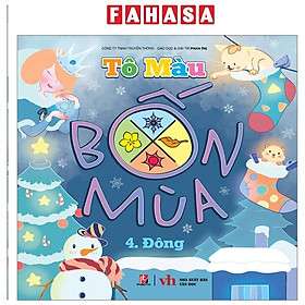 Sách - Tô Màu Bốn Mùa - Đông - Tập 4