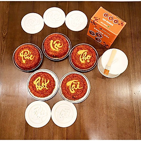 Mua Bộ Khuôn Xôi Phúc Lộc Thọ Phát Tài 5 Chi Tiết Sắt Nét Khuôn Tạo Hình Xôi Đẹp Nhựa Cao Cấp