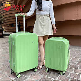 Vali kéo du lịch thời trang SUNNY SV07 nhựa PC + ABS (2 size 5 màu)