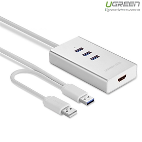 Mua Bộ chuyển đổi USB 3.0 sang HDMI  3.0 dài 80CM UGREEN 40257 - Hàng Chính Hãng