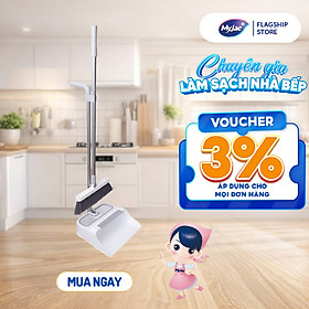 Bộ chổi quét nhà gấp gọn kèm răng cưa MyJae