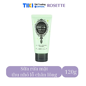 Sữa Rửa Mặt Thu Nhỏ Lỗ Chân Lông Rosette Face Wash Pasta Sea Clay Smooth (120g)