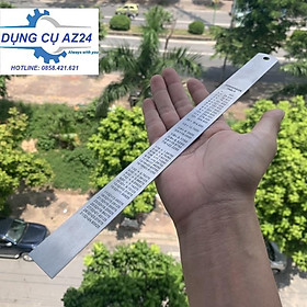 Mua Thước lá 300mm D0019-300 vạch khắc bằng laze chất lượng cao