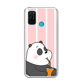 Ốp lưng dẻo cho điện thoại VSMART JOY 4 - 0399 PANDA06 - Hàng Chính Hãng