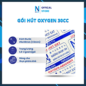 Gói hút ẩm Thực phẩm Oxygen 30cc NU DRY ( Hàng Chính Hãng ) dùng cho Bánh Trung Thu,các loại bánh, cá khô